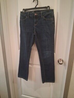 Simply Vera Vera Wang Dark Blue High Rise Capri Jeans Size 4